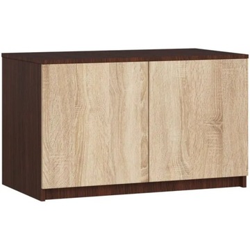 Nadstawka na szafę 90 cm młodzieżowa wenge sonoma