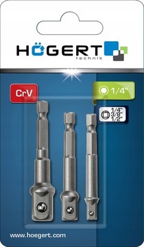 HOGERT HT1S445 ДЕРЖАТЕЛЬ ДЛЯ НАСАДОК 1/4