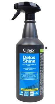 CLINEX DELOS SHINE 1L Mycie i nabłyszczanie mebli