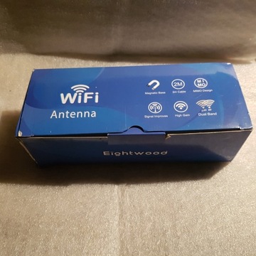ANTENA ZEWNĘTRZNA LTE DO ROUTERA MODEMU 3G 4G WIFI 2-wtykowa