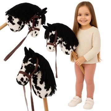HOBBY HORSE KONIK KOŃ NA PATYKU KANTAR DLA HOBBY HORSE PREZENT DLA DZIECKA
