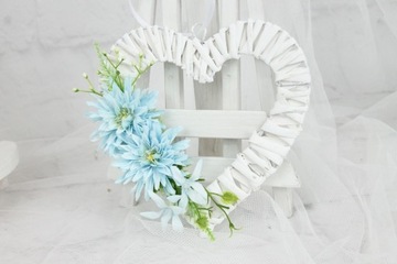 Плетеное украшение в форме сердца, украшение для дома СИНИЙ