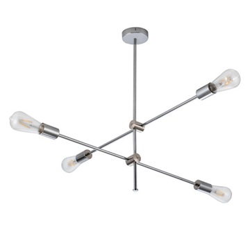 Lampa geometryczna żyrandol Loft/Industrial 4x E27