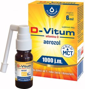 D-Vitum 1000 МЕ J.M Vitamin D Aerosol 6 мл