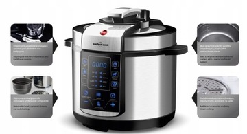 СКОРОВАРКА ELDOM SW500 5л PERFECT COOK 14 ПРОГРАММ СЕНСОРНАЯ ПАНЕЛЬ УПРАВЛЕНИЯ