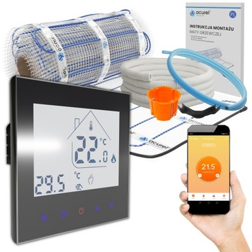 TERMOSTAT POKOJOWY WiFi MATA GRZEWCZA ZESTAW 5M2
