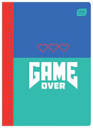 ZESZYT A5 16K TRZY LINIE GAME OVER