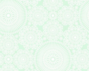 TAPETA ŚCIENNA JASNA MIĘTOWA KORONKA BOHO
