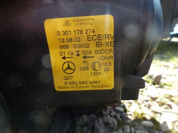 PRZÓD KOMPLETNY MERCEDES W220 S KLASA LAK189