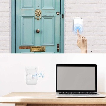 БЕСПРОВОДНОЙ Водонепроницаемый ДВЕРНОЙ ЗВОНОК IP44