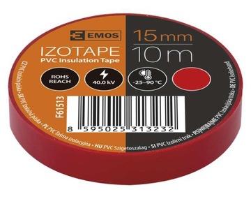 TAŚMA IZOLACYJNA EMOS 15mmx10mx0,13mm