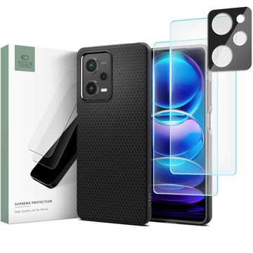 SPIGEN ETUI CASE COVER NA POCO X5 PRO 5G + SZKŁO