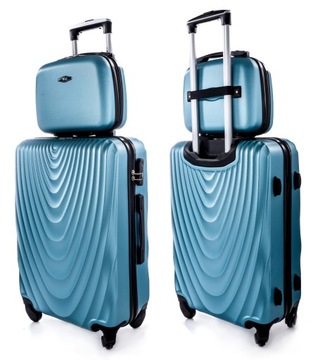 НАБОР 2-в-1 МАЛЕНЬКИЙ ДОРОЖНЫЙ ЧЕМОДАН L + КОРОБКА КОСМЕТИЧЕСКАЯ СУМКА RGL СУМКА ДЛЯ БАГАЖА