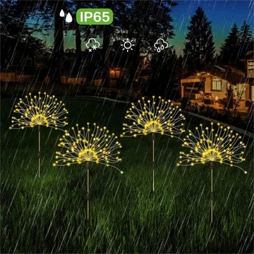 2x СОЛНЕЧНАЯ ЛАМПА ДЛЯ САДОВОГО УКРАШЕНИЯ ОДУВШИНКИ 150 LED