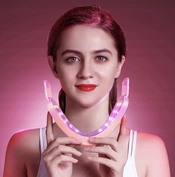 МАССАЖЕР ДЛЯ ЛИЦА ПОДБОРОДОК ЛИФТИНГ LED THERAPY 2in1 PL