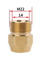 LANCA M22 METALOWA 50CM Z DYSZAMI DO MYJEK ZŁĄCZE M22