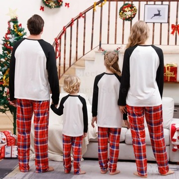 PIŻAMA Rodzinna piżama bożonarodzeniowa zestaw matka ojciec dzieci pasujące