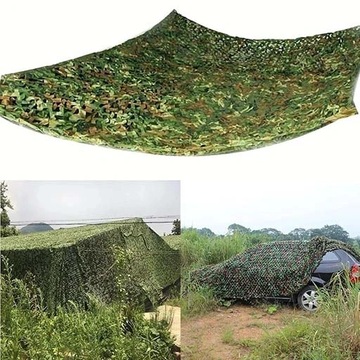 ВОЕННАЯ КАМУФЛЯЖНАЯ СЕТЬ ДЛЯ ДЖУНГЛЕЙ 3X4M