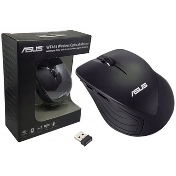 ASUS Mysz WT465 V2 1600DPI Bezprzewodowa Black