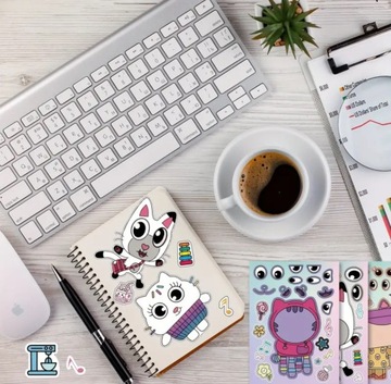 Креативные наклейки «Щенячий патруль» Набор для творчества «Сделай сам», 8 шт., водонепроницаемые