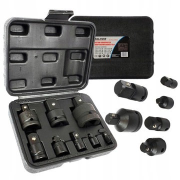 УДАРНЫЕ АДАПТЕРЫ НАСАДКИ ДЛЯ КЛЮЧЕЙ С ТРЕЩОТКОЙ 1/2 дюйма 3/8 дюйма 1/4 дюйма 3/4 8 шт.