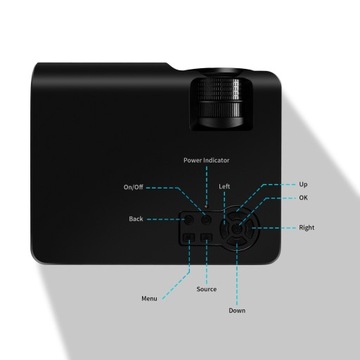 RZUTNIK PROJEKTOR ANDROID LED FULL HD USB 6000 lm