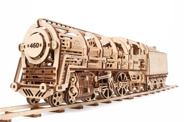 Puzzle 3D Drewniane Lokomotywa UG 460 uGEARS