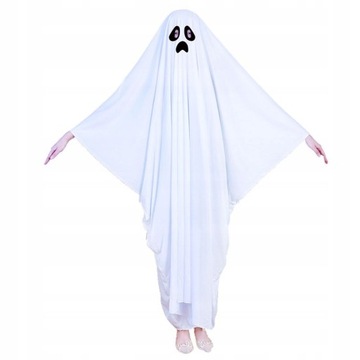STRÓJ DUCH DUCHA BIAŁY HALLOWEEN 146cm