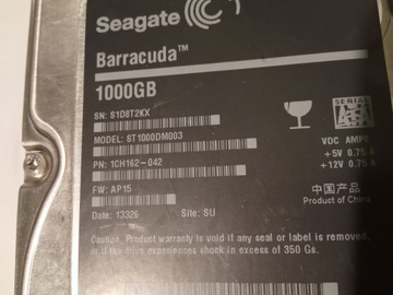 Seagate Barracuda ST1000DM003 1TB