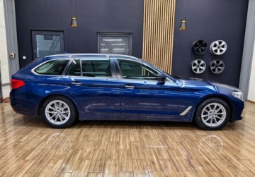 BMW Seria 5 G30-G31 Touring 520d 190KM 2018 BMW Seria 5 2.0D 190KM navi gwarancja LED AUTOMAT bezwypadkowy, zdjęcie 5