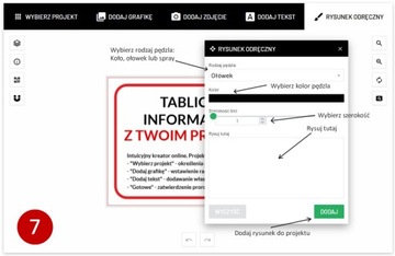 Tabliczka laminowana A4 z WŁASNYM PROJEKTEM online