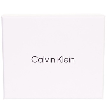 CALVIN KLEIN BEZPIECZNY PORTFEL MĘSKI MODERN BAR BIFOLD 6CC W/BILL CZARNY