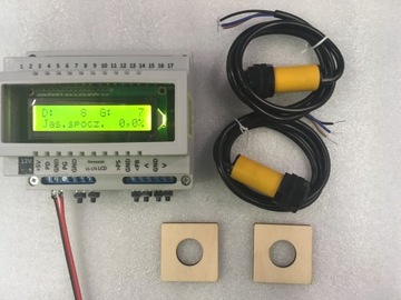Sterownik kaskadowy schodowy led 11-17k LCD ST + czujki 0,8m + maskownice