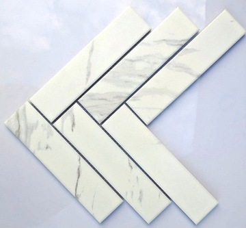 mozaika ceramiczna JODEŁKA Chevron Calacatta