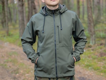 Водонепроницаемая ДЫХАТЕЛЬНАЯ мужская КУРТКА SOFTSHELL XL