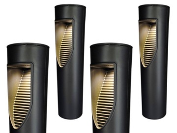4x Lampa Ogrodowa Solarna Wbijana Stojąca Słupek LED