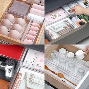 ОРГАНАЙЗЕР ДЛЯ ПЕРЕГОРОДОК ГАРДЕРОБА И ЯЩИКОВ РЕГУЛИРУЕМЫЕ ПЕРЕГОРОДКИ ДЛЯ КУХНИ 8 ШТ.