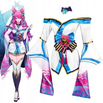 Cosplay Ahri Spirit Blossom LOL Garnitur