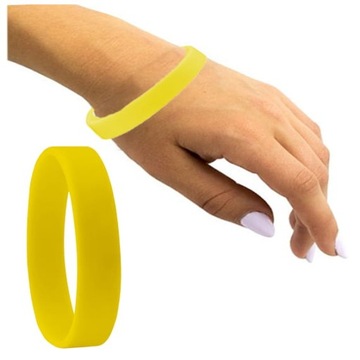 Браслет на руку из каучука SILICONE BAND Разноцветный - белый