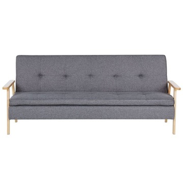 Sofa rozkładana szara TJORN
