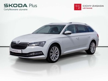 Skoda Superb III Kombi Facelifting 2.0 TDI SCR 150KM 2021 Skoda Superb 2.0TDI 150KM Style DSG SerwisASO Acc Kessy Virtual Matrix FV23