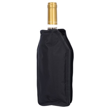 Крышка-холодильник для бутылки вина, черная, 15х22,5 см, сумка-холодильник