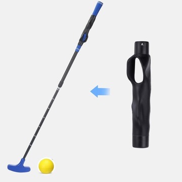 GOLFOWY TRENAŻER CHWYTU KOREKTOR POSTAWY GOLFOWEJ TRENINGU SWINGU CZARNY