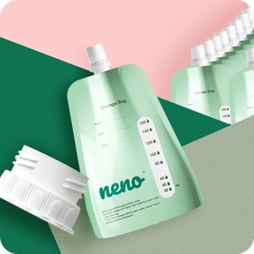 Пакеты для заморозки продуктов Neno + адаптер 20 шт.
