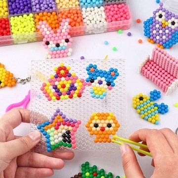 WATER BEADS MAGIC BEADS набор из 3000 подарочных трафаретов КАЧЕСТВЕННЫЙ ДЕНЬ РОЖДЕНИЯ DIY