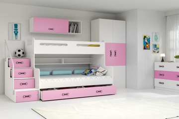 Кровать MAX 3-ярусная 200х120 детская