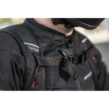 SHIMA PRAKTYCZNY PLECAK MOTOCYKLOWY USZTYWNIANY AYRO 24L BLACK