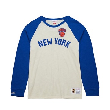 BLUZA MITCHELL&NESS NBA LEGENDARY SLUB LS VINTAGE LOGO KNICKS - XL