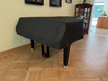Pokrowiec na fortepian pikowana eko-skóra