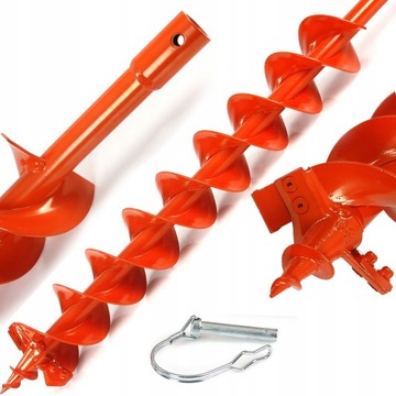 WIERTŁO świdra do gleby ziemi PROFESJONALNE 8 cm